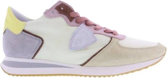 Philippe Model Bordeaux Rennende Sneakers Trpx Vrouwen Multicolor Dames