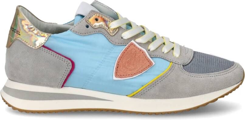 Philippe Model Mondiale Pop Sneaker Upgrade Style ID: Tzld-Wj13 Blauw Dames