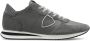 Philippe Model Low Top Sneakers met Gebochte Inserts Gray Heren - Thumbnail 1