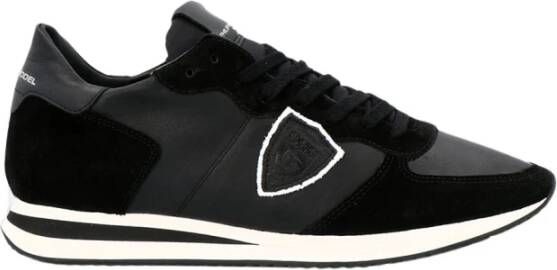 Philippe Model Retro Urban Hardloopschoen Zwart Black