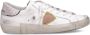 Philippe Model Unieke witte leren sneakers met roze python detail - Thumbnail 1