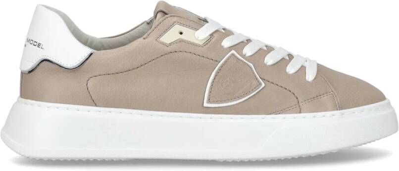 Philippe Model Urban Chic Nubuck Sneakers Grijs Gray Heren