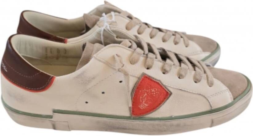 Philippe Model Urban Chic Sneakers met Oranje Logo