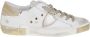 Philippe Model Witte Veterschoenen met Distressed Finish White Dames - Thumbnail 1