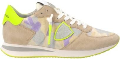 Philippe Model Verrijk je collectie met stijlvolle Sneaker Running Trpx Woman Beige Dames