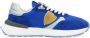 Philippe Model Vintage Blauwe Lage Sneaker Blue Heren - Thumbnail 1