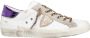 Philippe Model Logo Sneakers Leren Rubberen Zool Regular Fit Multicolor Dames - Thumbnail 9