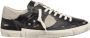 Philippe Model Vintage Distressed Sneakers Black Heren - Thumbnail 1