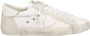 Philippe Model Witte leren sneakers met gebruikt effect White Heren - Thumbnail 10