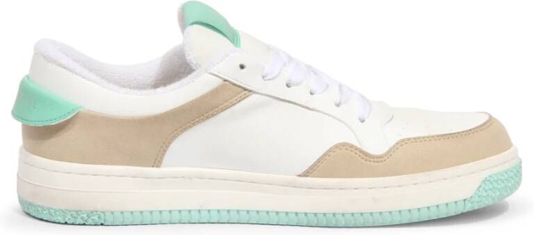 Philippe Model Leren Vetersneakers voor Dames White Dames