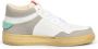 Philippe Model Lyon Dames Tennisschoenen Wit Roze Multicolor Dames - Thumbnail 1