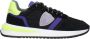 Philippe Model Vintage Effect Stoffen Sneakers met Logo's - Thumbnail 1