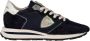 Philippe Model Vintage-geïnspireerde hoge top sneaker Blue Heren - Thumbnail 1
