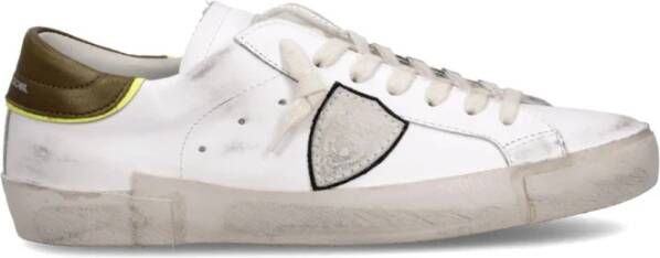 Philippe Model Vintage Leren Lage Sneakers