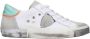 Philippe Model Vintage Leren Sneakers met Logo Detail - Thumbnail 1