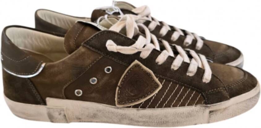 Philippe Model Vintage leren sneakers Paris Low