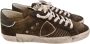 Philippe Model Vintage leren sneakers Paris Low - Thumbnail 1