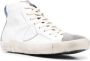 Philippe Model Vintage Mixage Blanc Gris Hoge Sneakers White Heren - Thumbnail 1