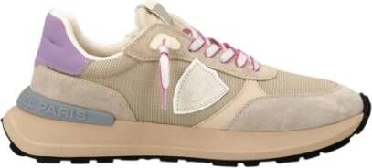 Philippe Model Vintage Racing Sneaker Beige Dames