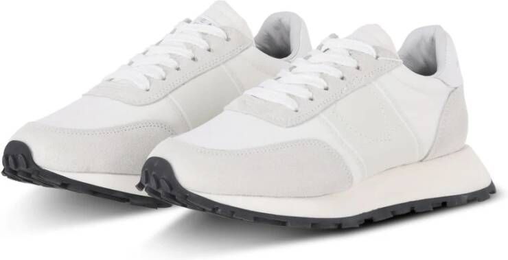 Philippe Model Vintage Sneaker met leer en textiel