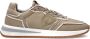 Philippe Model Vintage Stijl Beige Hardloopschoenen Beige Heren - Thumbnail 1