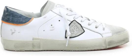 Philippe Model Vintage Street Style Sneakers White Heren