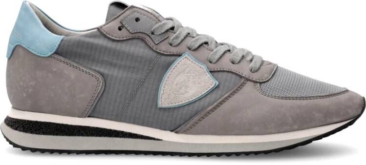 Philippe Model Vintage Trpx Hardloopschoenen Grijs Blauw Multicolor Heren