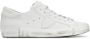 Philippe Model Vintage Witte Sneakers met Parijse Schild White Heren - Thumbnail 1
