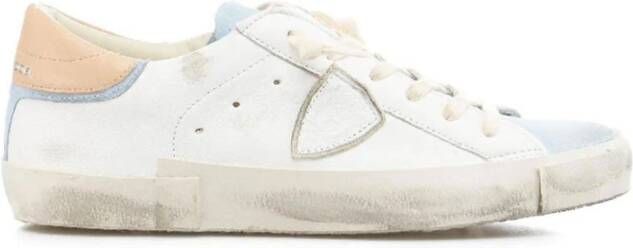 Philippe Model Witte Aw23 Damessneakers Stijlvol en Comfortabel Wit Dames