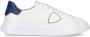 Philippe Model Eenvoudige Temple Sneakers met Vetersluiting White Heren - Thumbnail 1