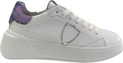 Philippe Model Witte Denim Sneakers White Dames