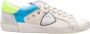 Philippe Model Witte en gele sneakers van leer Multicolor Heren - Thumbnail 1