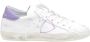 Philippe Model Logo Sneakers met versleten effect White Dames - Thumbnail 1