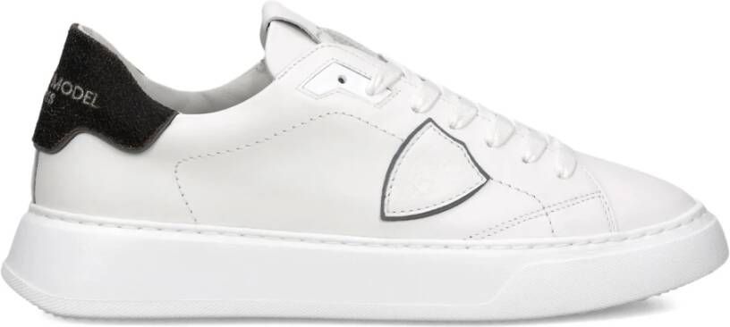 Philippe Model Witte Kalfsleren Sneakers