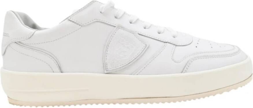 Philippe Model Witte Lage Top Sneakers White Heren