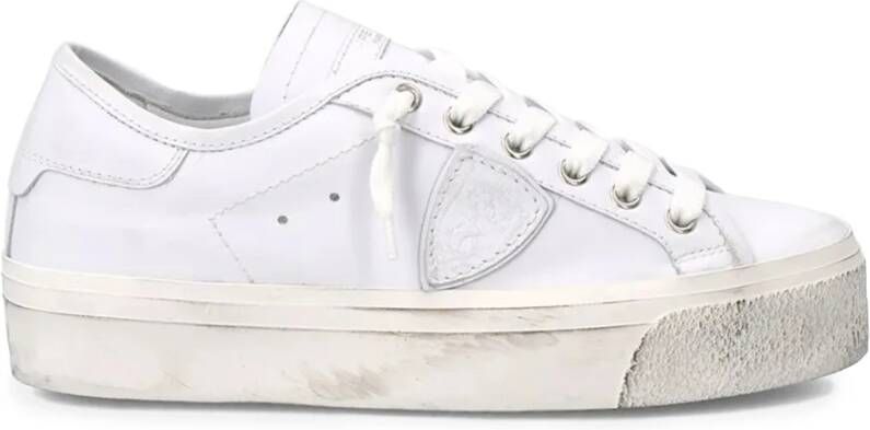 Philippe Model Stijlvolle Witte Sneakers voor Vrouwen White Dames