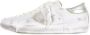 Philippe Model Vintage Distressed Lace-Up Sneakers White Heren - Thumbnail 1