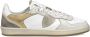 Philippe Model Witte Leren Sneakers met Gouden Details - Thumbnail 1