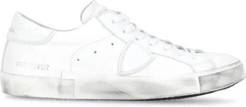 Philippe Model Witte Sneakers met Uniek Ambachtelijk Ontwerp White Heren - Foto 17