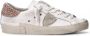 Philippe Model Witte leren sneakers met roze hiel White Dames - Thumbnail 7