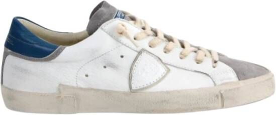 Philippe Model Stijlvolle witte sneakers voor moderne mannen White Heren