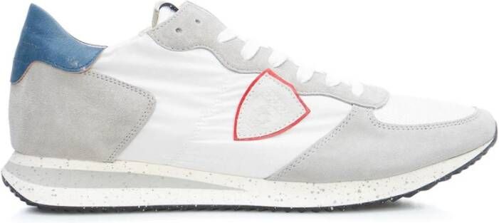 Philippe Model Witte Leren Sneakers voor Heren Ss23 White Heren