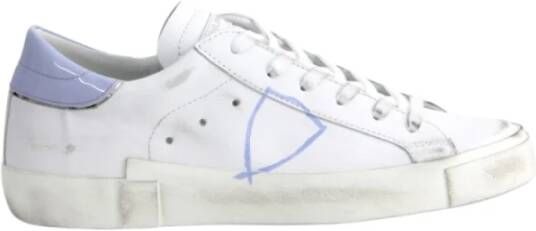 Philippe Model Witte Leren Sneakers White Dames