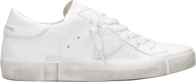 Philippe Model Witte Sneakers met Onconventionele Stijl White Dames