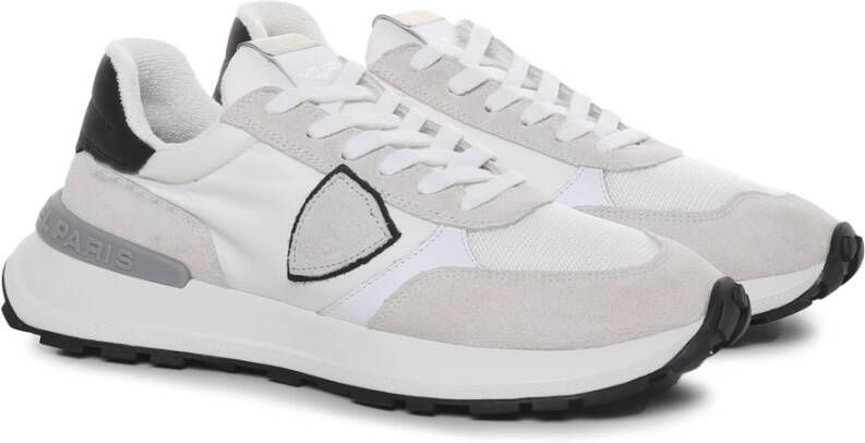 Philippe Model Stijlvolle witte sneakers voor heren Multicolor Heren - Foto 2