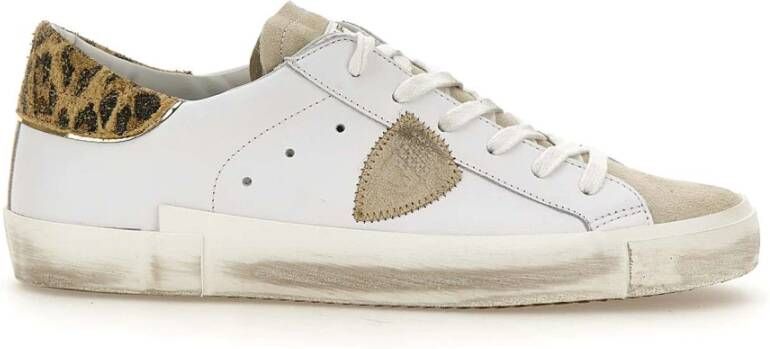 Philippe Model Witte Sneakers van Paris White Dames