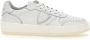 Philippe Model Witte Sneakers met Logo Patch en Contrasterende Hiel White Dames - Thumbnail 12