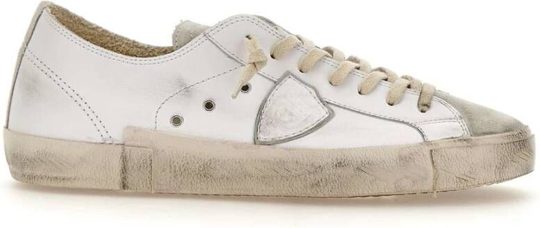 Philippe Model Witte Sneakers voor Heren White Heren