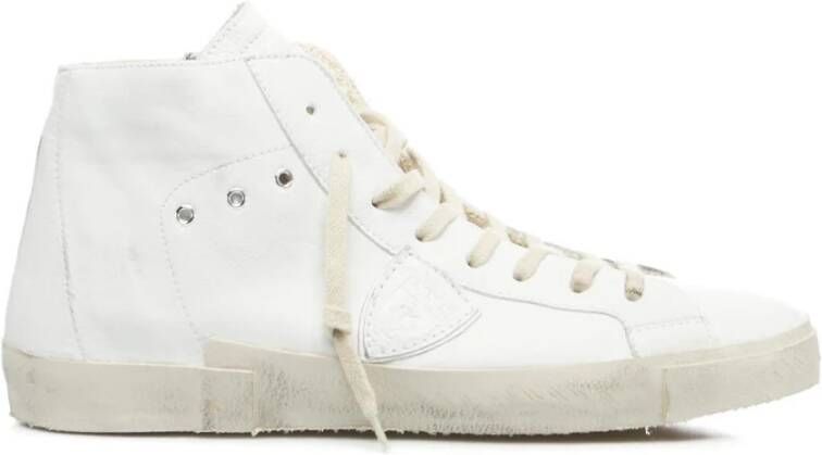 Philippe Model Witte Sneakers voor Heren White Heren