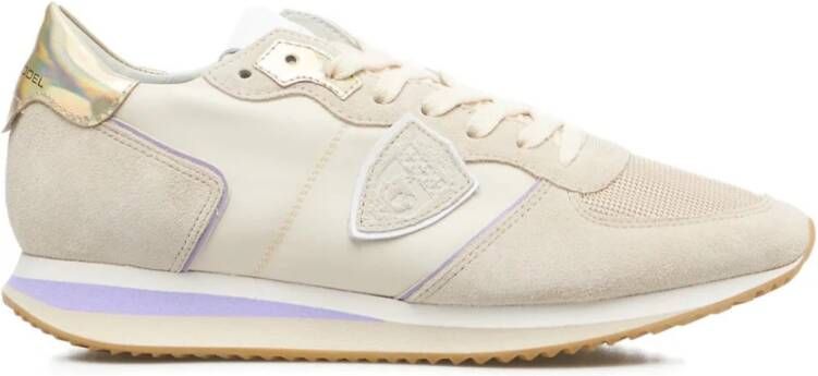 Philippe Model Trpx sneakers met Franse Riviera tinten Beige Dames